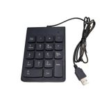Numerik Keypad 18 tuşlu Kablolu numpad klavye numara klavyesi