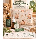 Numı Naturals Doğal Kokusuz Merinos Kuzu Yünlü Göğüs-Sırt Yastığı & Udim Yağı Seti