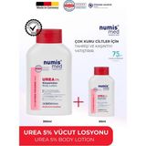 Numis Med Urea %5 Vücut Losyonu 300 ml - Çok Kuru ve Hassas Ciltler Için Yoğun Nemlendirici ve Yatıştırıcı Bakım - Aynı ürün yanındakı tester farklı