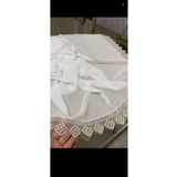 NUMİSTORE İğne oyası beyaz renk namaz örtüsü