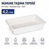 Numune Taşıma Tepsisi 4,2 L - PP Tepsi - Numune Kabı - Tray