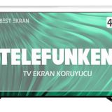 Nunamax 0729555851447 Telefunken 124 Ekran 49 Inch Televizyon Ekran Koruyucu