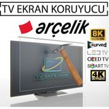 Nunamax Arçelik A43A850B 3 mm Uyumlu TV Ekran Koruyucu