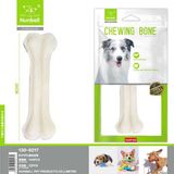 Nunbell Deri Pres Köpek Kemiği Beyaz 20 Cm