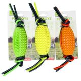 Nunbell Kauçuk Püsküllü Elips Köpek Çekiştirme Oyuncağı 25 cm