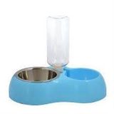 Nunbell Kedi Köpek Çift Hazneli 2'Li Beslenme Mama Ve Su Kabı 500 Ml