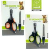 Nunbell Kedi Tırnak Makası +Törpü 14 cm