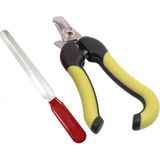 Nunbell Kedi ve Köpekler Için Tırnak Makası + Törpü 14 cm - Ahşap
