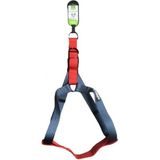Nunbell Köpek Göğüs Tasması 2 cm (Göğüs: 40 cm - 70 Cm) - Gri