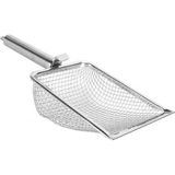 Nunbell Metal Kedi Kumu Küreği Paslanmaz Çelik Kolay Temizlik ve Ergonomik Yapı ile 27 cm - Renkli