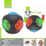 Nunbell Plastik Işıklı Top 7 cm Köpek Oyuncağı