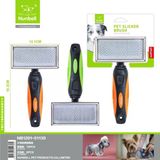 Nunbell Silikon Başlıklı İnce Tel Kedi Ve Köpek Tarağı L