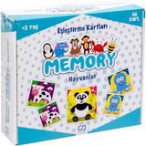 Nunu 3+ Yaş Eğitici Eşleştirme Kartları 48’li |hafıza ve Dikkat Geliştirici Memory Oyunu - HAYVANLAR