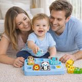 Nunu Bebekler Için Eğitici Şekil Yerleştirme Oyunu|12 Ay+ Bebekler Için|soft Hayvanlar Şekil Eşleştirme