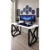 nunu home 140x60 Gaming Oyuncu Masası Metal Ayaklı Bilgisayar Masası