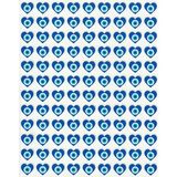 Nunuki Kalpli Nazar Boncuğu Sticker Seti Göz Okul Ödül Öğretmen Etiketi Evil Eye Stickers NSTI0154 - -- - 1 Adet