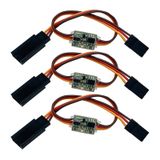Nuofany JR Futaba Uçak Direksiyon Ekipmanı ve Tüm Servolar için 3 Paket RC Servo Sinyal Ters Çevirici 3,6 V - 24 V 5 A Direksiyon Dişlisi Ters Çevirici