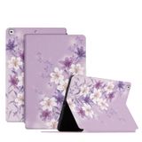 Nuouxoco iPad Pro 10,5 inç (2017) ve iPad Air 3 (10,5 inç 2019, 3. Nesil) Kız ve Kadınlar için Kılıf Çok Açılı Görüntüleme Standı Kılıfı Akıllı Arka Koruyucu Kılıf Otomatik Uyanma/Uyuma, Mor Çiçek