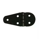 Nuova Rade Plastik Menteşe Semi-Oval 90x40x4.5mm Siyah