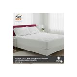 NUR ALEZ Kapitone Pamuklu Su Sıvı Geçirmez Full Kenar Koruyucu Lastikli Alez (140x200)