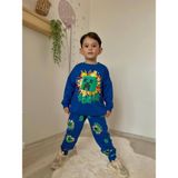 Nur Bebe Karakterli Erkek Çocuk Ikili Eşofman Takımı - 3 – 4 Yaş - Mavi
