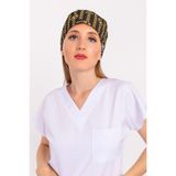 Nur Medikal Giyim Kadın Radyoloji 2 Desen Hastane Doktor Hemşire Bone, Çok Renkli