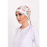 Nur Medikal Giyim Kadın Yeşil Kelebek Desenli Tesettür Doktor Hemşire Hastane Aşçı Cerrahi Bone