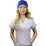 Nur Medikal Giyim Saks Mavi Doktor Hemşire Hastane Medikal Cerrahi Bone - Saks Mavisi