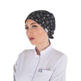 Nur Medikal Giyim Siyah Otantik Tesettür Doktor Hemşire Cerrahi Bonesi, %96 Polyester %4 Likra