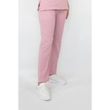 Nur Medikal Giyim Unisex Açık Pudra Likralı Doktor Hemşire Scrubs Pantolonu, 2XS Beden