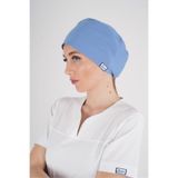 Nur Medikal Giyim Unisex Doktor Hemşire Cerrahi Bonesi, Açık Mavi