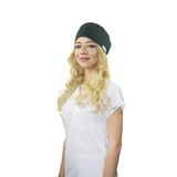 Nur Medikal Giyim Unisex Doktor Hemşire Hastane Medikal Cerrahi Bonesi, Koyu Yeşil