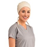 Nur Medikal Giyim Unisex Düz Bej Cerrahi Doktor Hemşire Hastane Bone