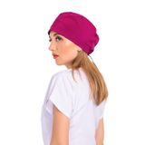 Nur Medikal Giyim Unisex Düz Koyu Pembe Doktor Hemşire Hastane Medikal Cerrahi Bonesi