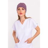 Nur Medikal Giyim Unisex Düz Leylak Cerrahi Bone Hemşire Doktor Ameliyat Saç Bonesi