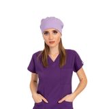 Nur Medikal Giyim Unisex Düz Lila Renk Doktor Cerrahi Bone Hemşire Saç Bonesi