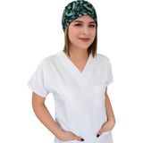 Nur Ortopedi Geometrik Desen Doktor Hemşire Bone Yıkanabilir Uniseks Renkli Tasarım