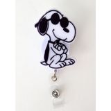 Nur Ortopedi Gözlüklü Snoopy Temalı Yoyo Yaka Kartlığı