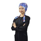 Nur Ortopedi Kadın Butterfly Kelebek Tesettür Doktor Hemşire Hastane Aşçı Bonesi