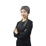 Nur Ortopedi Kadın Tesettür Siyah Dalgalar Doktor Hemşire Hastane Aşçı Cerrahi Bonesi