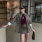 Nur Sönmez Fashion Ceket - Leopar
