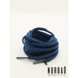 Nurbağ Dokuma Spor Ayakkabı Laciver Muzbağı Bağcık 110 cm 1 Çift BS78 - Lacivert