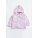 nurbeli X İpek Atlas Kız Erkek Bebek Ve Çocuk Müslin Astarlı Kapüşonlu Peluş Mont