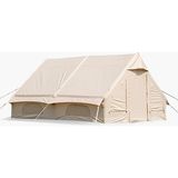 Nurcamp 12 Kişilik 4 Mevsim Şişme Kamp Çadırı 300X400 12 M2 Yükseklik 210 cm (Kış Şartlarına Uygundur)