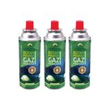 Nurcamp 227 Gram Valfli Gaz Ocak Kartuşu - 3Lü Set