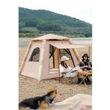 Nurcamp 6 Kişilik 4 Mevsim Şişme Çadır 220 x 220 Pompalı Set
