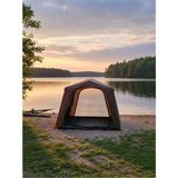Nurcamp 8-10 Kişilik Baca Çıkışlı Fresh&black Şişme Çadır 290X290X220CM