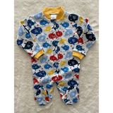 Nurcan Bebe Balıklı Tulum - Sarı - 3 Ay