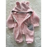 Nurcan Bebe Peluş Tulum - Somon - 2 Yaş