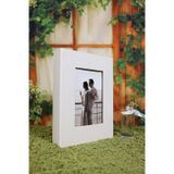 Nurcan Foto NRCN-D68100 15 x 21 CM 100'lük Deri Fotoğraf Albümü beyaz
